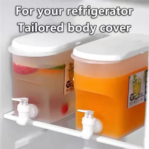 3.5L Water Kettle With Faucet Beverage Dispenser Cold Juice Lemonade Drinks Bucket Liquid Storage Tank Outdoor Fridge Organizers 1