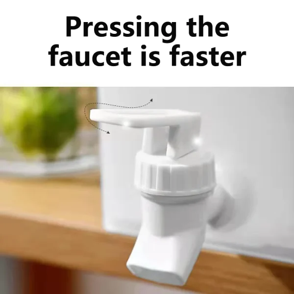 3.5L Water Kettle With Faucet Beverage Dispenser Cold Juice Lemonade Drinks Bucket Liquid Storage Tank Outdoor Fridge Organizers 4