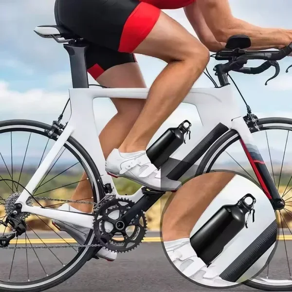 1/2/3PCS Aluminum Outdoor Bike Sports Water Bottle Drinking Kettle Drinking Cup Leakproof Water Jug for Travel Running Camping 4
