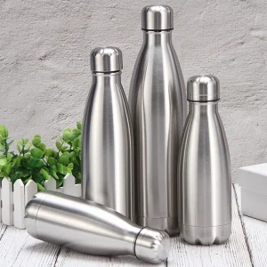 Stainless Steel Water Bottle 1 Liter Free Shipping Items, Drink Bottle for Sport Travel Cups,  500 750 1000ml Water Bottles 1