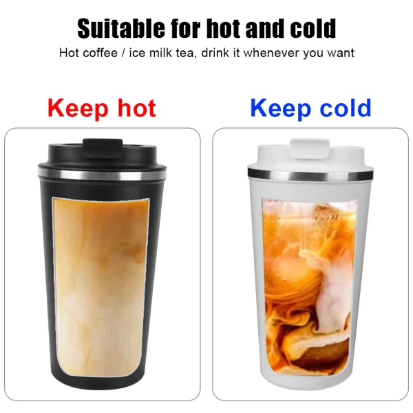 380/510ML Coffee Mug for Tea Water Coffee Car Thermos Mug Leak_Proof Travel Thermo Cup Double Stainless Steel Thermo Cafe 6