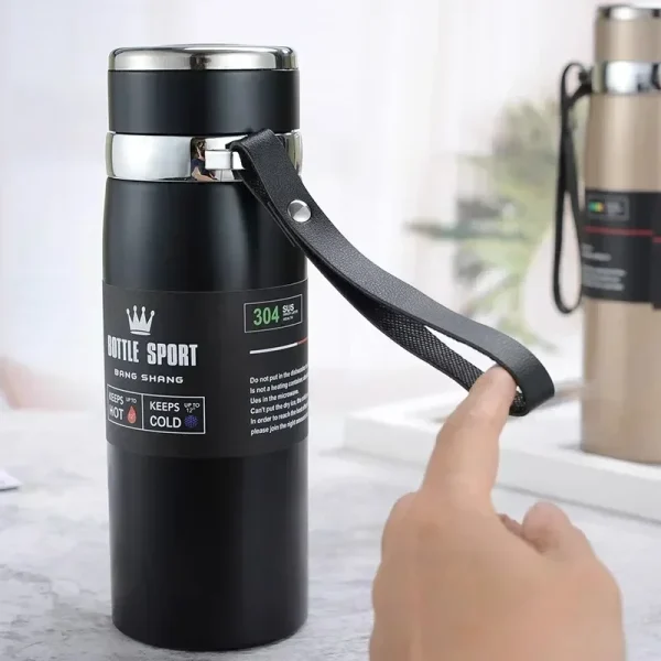 1L Thermal thermos Water Bottle Cold And Hot Coffee Thermal Thermos Vacuum Flasks Bottle Stainless Steel Thermos Bottle Gifts 4