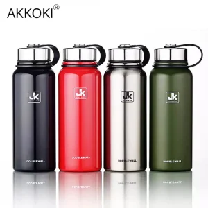 600/800/1100/1500ml Double Wall Thermos Cup Stainless Steel Vacuum Flask Insulation Bottle For Water Bottles Sports Shaker Mug 1