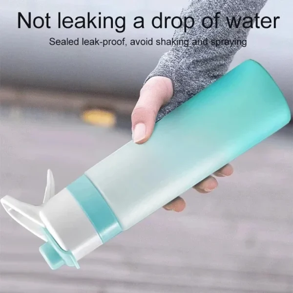 650ml Spray Water Bottle Portable Outdoor Sport Water Bottle for Girls Gym Fitness Drinking Drinkware Hiking Riding Water Bottle 3