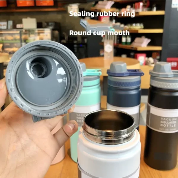 530ML Tyeso Thermal Water Bottle Stainless Steel Coffee Thermal Mug Vacuum Flask Insulated Sport Travel Thermos Cup Kettle 5