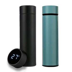 Stainless Steel Smart Water Bottle, Leak Proof, Double Walled, Keep Drink Hot & Cold, LCD Temperature Display 1