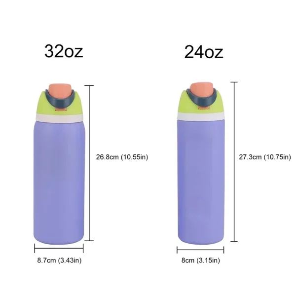 2025 New 24/32oz Stainless Steel Vacuum Double-Layer Insulated Sports Water Bottle Perfect Companion for Outdoor Sport Adventure 6