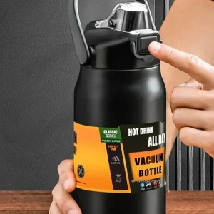 Thermal Mug 26oz/33oz/40oz/50oz Outdoor Thermos Stainless Steel Vacuum Flasks Cold and Hot Sports Water Bottle with Straw 1