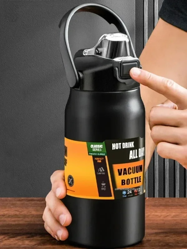 Thermal Mug 26oz/33oz/40oz/50oz Outdoor Thermos Stainless Steel Vacuum Flasks Cold and Hot Sports Water Bottle with Straw 1