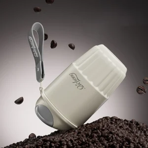 410ml Portable Insulated Coffee Mug Ceramic Milk Juice Water Whey Soybean Cup Thermal Bottle with Lid Simple Style Reusable 1