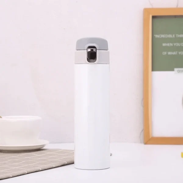Students Go To School Thermos Cup Creative Bullet Cover Direct Drinking Water Cup Simple Solid Color Durable and Practical 4