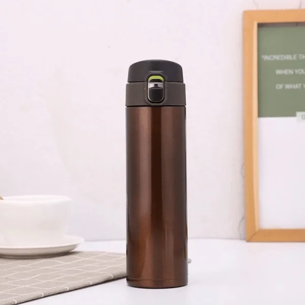 Students Go To School Thermos Cup Creative Bullet Cover Direct Drinking Water Cup Simple Solid Color Durable and Practical 6