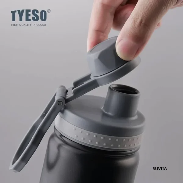 Tyeso 530/750ML Thermos Bottle Stainless Steel Vacuum Flask Travel Cup Insulated Water Bottle Sport Thermal Mug Hot Cold Mug 5
