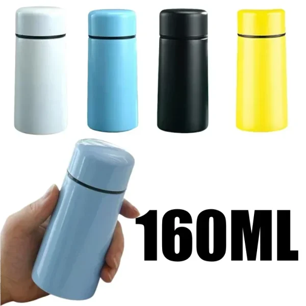 Portable 160ml Mini Pocket Cup 304 Stainless Steel Thermos Cup Creative Gift Cup in Stock Water Bottle Coffee Thermos Bottle 1