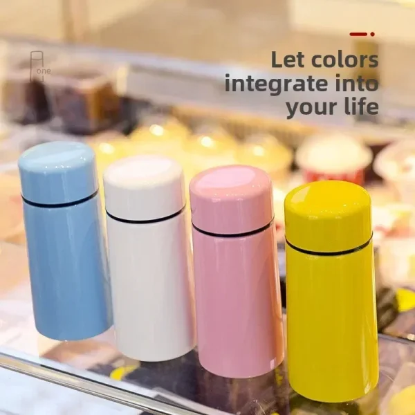 Portable 160ml Mini Pocket Cup 304 Stainless Steel Thermos Cup Creative Gift Cup in Stock Water Bottle Coffee Thermos Bottle 2