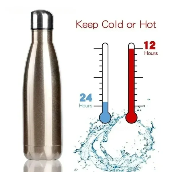 350/500/750/1000ml Double Wall Stainles Steel Thermos Bottle Keep Hot and Cold Insulated Vacuum Flask Sport Water Bottle 3