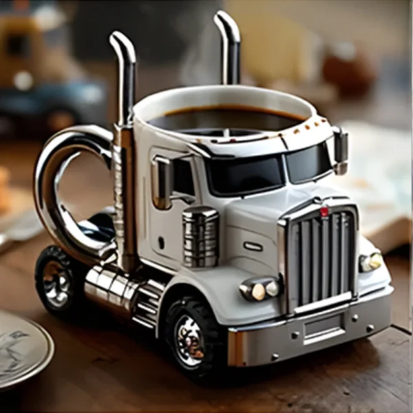 1pcs truck driver coffee mug,semi truck coffee mug,Perfect For Truckers and Coffee Enthusiasts – Ideal Gift For lorry Lovers 1