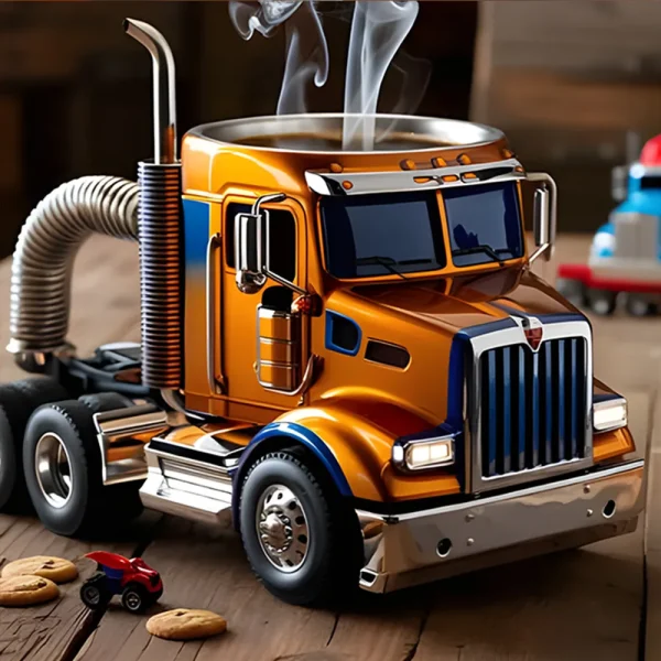 1pcs truck driver coffee mug,semi truck coffee mug,Perfect For Truckers and Coffee Enthusiasts – Ideal Gift For lorry Lovers 2