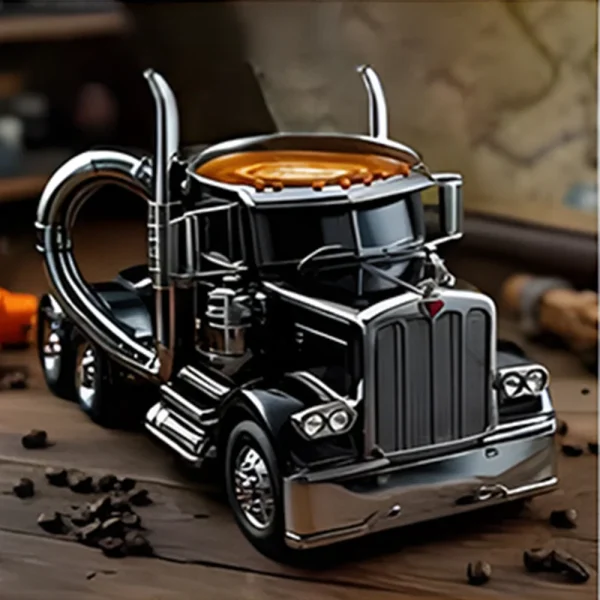 1pcs truck driver coffee mug,semi truck coffee mug,Perfect For Truckers and Coffee Enthusiasts – Ideal Gift For lorry Lovers 3