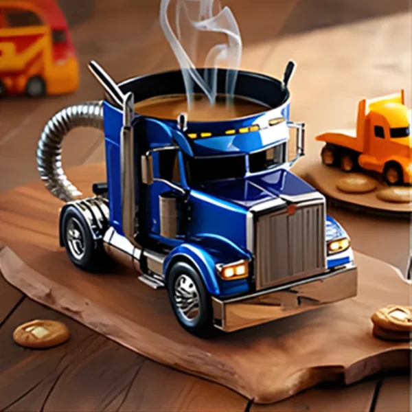 1pcs truck driver coffee mug,semi truck coffee mug,Perfect For Truckers and Coffee Enthusiasts – Ideal Gift For lorry Lovers 4