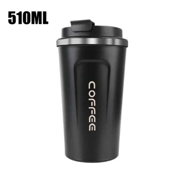 Thermo Cafe Car Thermos Mug for Tea Water Coffee Leak_Proof Travel Thermo Cup Coffee Mug 380/510ML Double Stainless Steel 6
