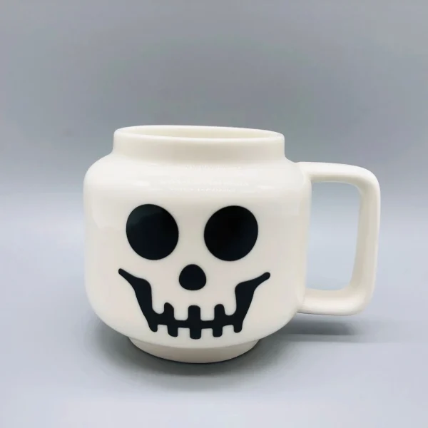 Cartoon Ceramic Mug Cup 250ML with Cute Impish Expression Figure Head Pattern Coffee Milk Tea Drinkware for Couple Friend Family 5