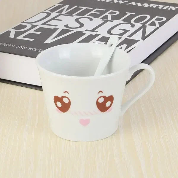 Friends Coffee Mugs Ceramic Cup Mugs Smiling Expression Face Cartoon Milk Tea Mugs Cute Drinkware   ZM120106 5