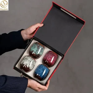 175ML Ceramic Coffee Mugs Teacup Porcelain Expresso Cup Home Creative Tea Cup Set Box Package керамические бокалы 1