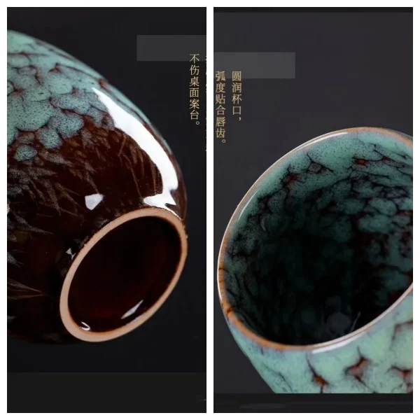 175ML Ceramic Coffee Mugs Teacup Porcelain Expresso Cup Home Creative Tea Cup Set Box Package керамические бокалы 5