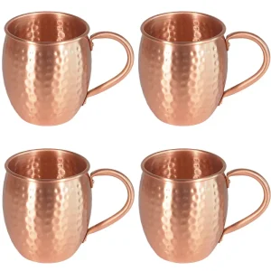500ml 100% Copper Cups Pure Solid  Moscow Mule PURE Copper Mugs-Shaped 18oz Cocktail Cups Beer Milk Mug Drinkware 1