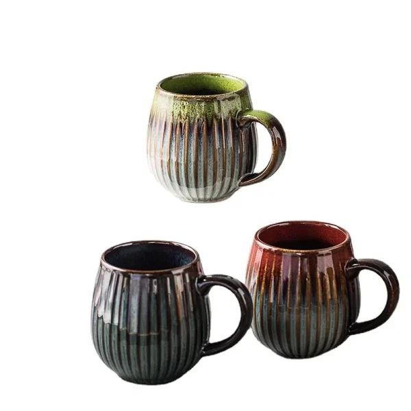 500ml Creative Coffee Mugs Ceramic Drinking Utensils Milk Tea Juice Breakfast Cup Home Porcelain Water Cup Drinkware with Handle 4