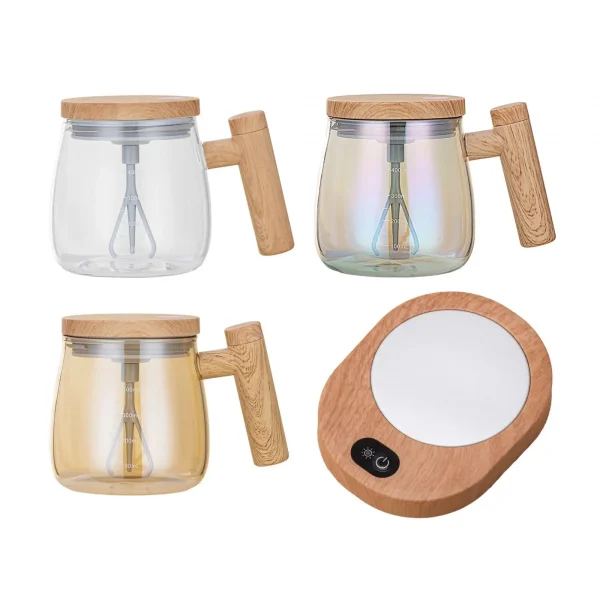 Auto Stirring Mug Powerful for Coffee/Milk/Protein Powder Battery Operated Self Mixing Coffee Mug 400ml Electric Mixing Cup 1