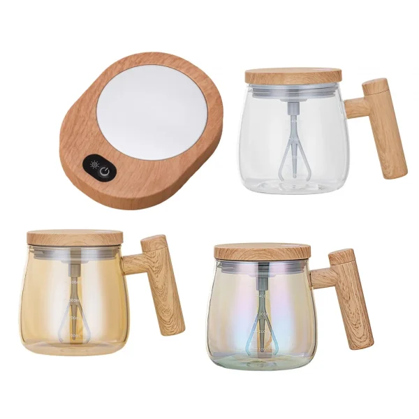 Auto Stirring Mug Powerful for Coffee/Milk/Protein Powder Battery Operated Self Mixing Coffee Mug 400ml Electric Mixing Cup 2