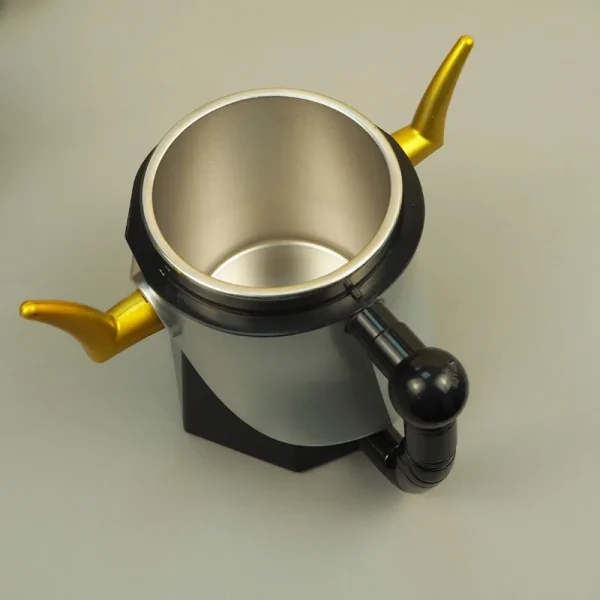 MAZINGER Z Mug with Lid 304 Stainless Steel Cup Anime Transformation Cartoon Robot Model  Cup Office Milk Tea Cups Drinkware 5