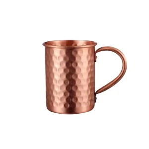 New 100% Copper Cups Pure Solid  Moscow Mule PURE Copper Mugs-Shaped 400ml Cocktail Cups Beer Milk Mug Drinkware 1