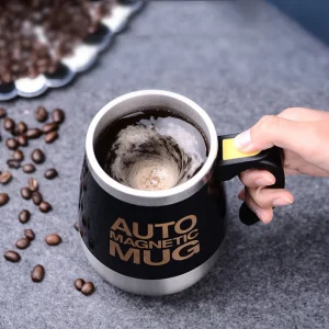 450ml Electric Self Stirring Magnetic Stainless Steel Coffee Mug Coffee Milk Mixing Cup Blender Lazy Smart Mixer Thermal Cup 1