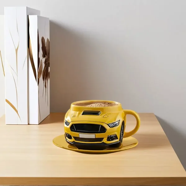 3D Car Shaped Coffee Mug Creative Coffee Cup Novelty Drinkware Gifts Semi Truck Handcrafted Coffee Cup 200-250ML For Home Office 3