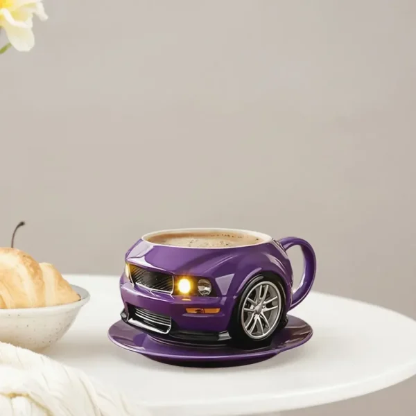 3D Car Shaped Coffee Mug Creative Coffee Cup Novelty Drinkware Gifts Semi Truck Handcrafted Coffee Cup 200-250ML For Home Office 5