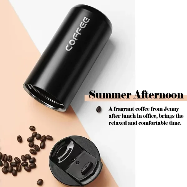 400ml Stainless Steel Thermal Coffee Mug 304 Thermos Mug Leak Proof Portable Travel Thermal Cup Water Bottle Christmas Gifts 2
