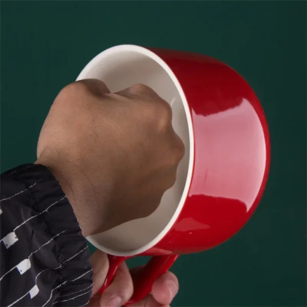 700ml Coffee Mug Large Capacity Ceramic Breakfast Oatmeal Milk Tea Cup Instant Noodles Bowl Novelty Gifts Best For Your Friends 3