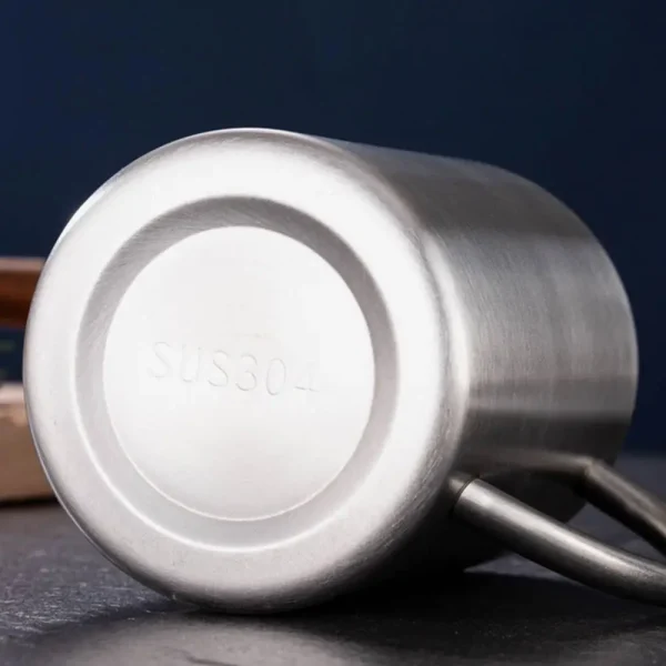 1Pcs 200/300/400ML Stainless Steel Coffee Mug Double Layer Anti-scalding Cup Portable Drink Beer Tea Juice Thermal Tumbler 5