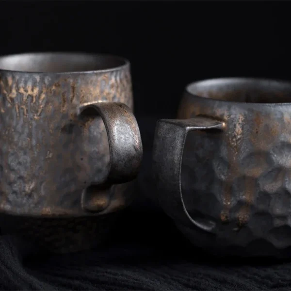 Japanese ceramic tea mugs vintage coffee cup water cups and mugs home restaurant drinkware 5