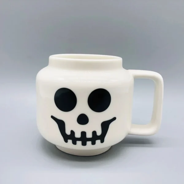 Mug Cup Cartoon Ceramic with Cute Impish Figure Head Pattern Expression Coffee Milk Tea Drinkware for Couple Friend Family 250ML 4