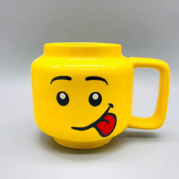 Mug Cup Cartoon Ceramic with Cute Impish Figure Head Pattern Expression Coffee Milk Tea Drinkware for Couple Friend Family 250ML 5