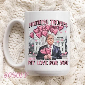 Cute Funny Trump Mug Gag Gift Daily Fun For Husband Boyfriend Girlfriend Wife Him Her Men Women Anniversary Coffee Cup 1