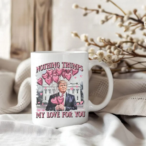 Cute Funny Trump Mug Gag Gift Daily Fun For Husband Boyfriend Girlfriend Wife Him Her Men Women Anniversary Coffee Cup 2