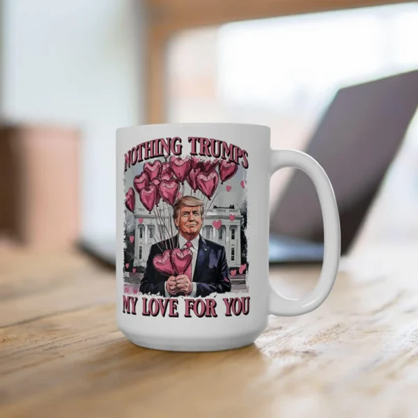 Cute Funny Trump Mug Gag Gift Daily Fun For Husband Boyfriend Girlfriend Wife Him Her Men Women Anniversary Coffee Cup 5