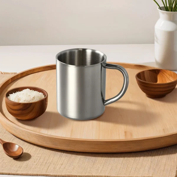 1pcs 210/301/400ML Coffee Mug 304 Stainless Steel Coffee Wine Beer Tea Juice Mug Water Cups With Handle 4