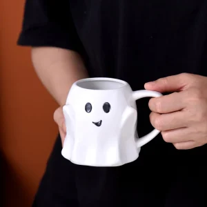 Easter Halloween Ghost Elf 3D Creative Cute Couple Mug Gift Afternoon Tea Breakfast Milk Cup Home Office Drinking Ceramic Cup 1