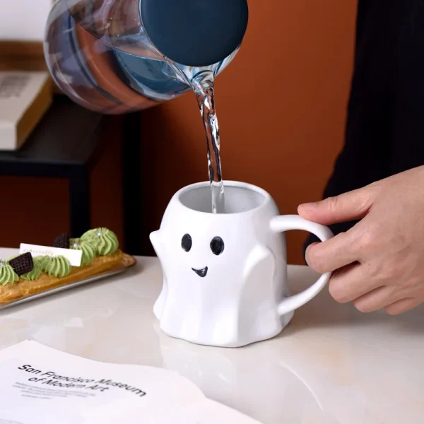 Easter Halloween Ghost Elf 3D Creative Cute Couple Mug Gift Afternoon Tea Breakfast Milk Cup Home Office Drinking Ceramic Cup 4